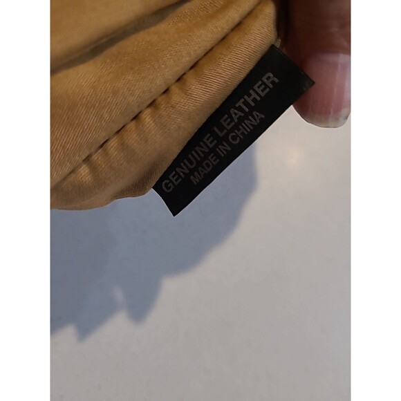 Fossil Leather Crossbody Purse #SL2084 Floral Outside Pocket - Picture 13 of 13